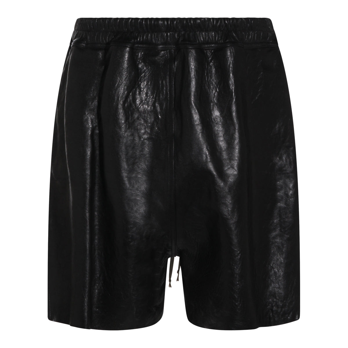 Black Leather Shorts