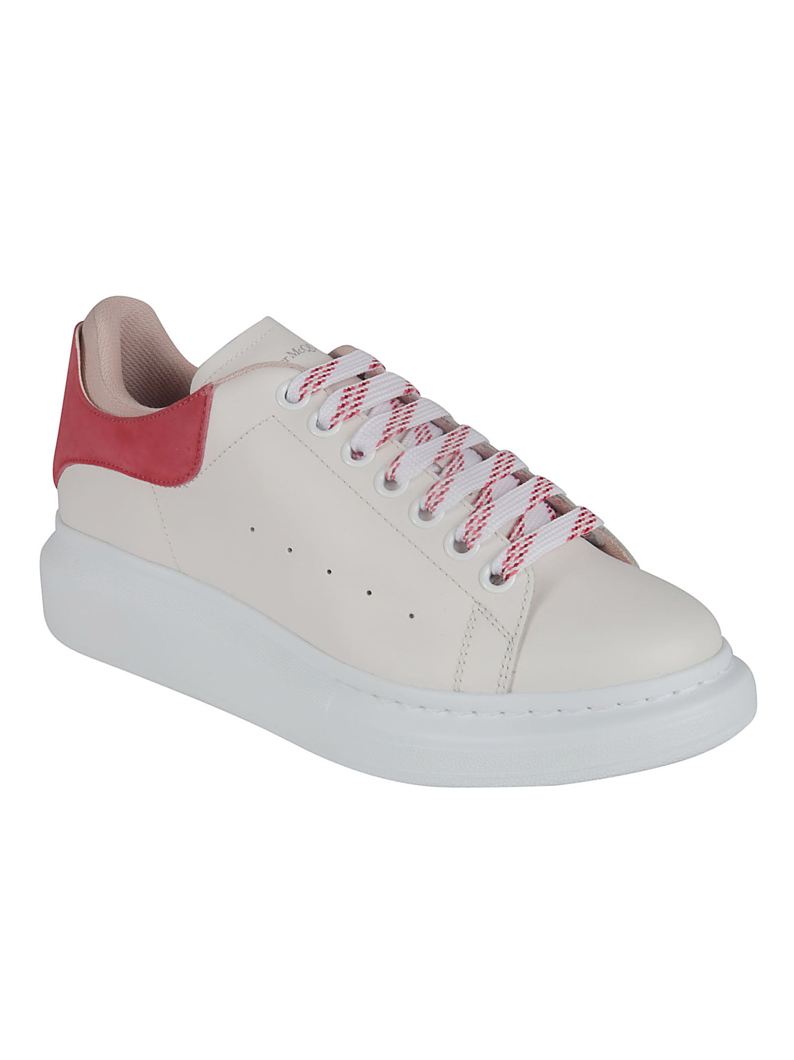 Gładkie skórzane sneakersy