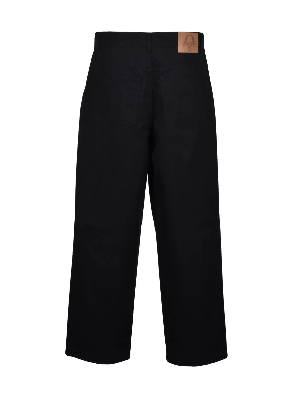 Cotton/Polyamide Trousers - Black