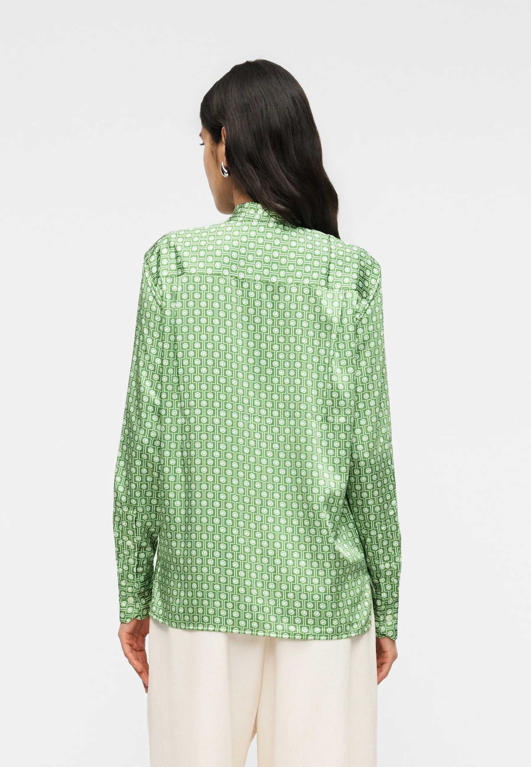 Green Regular Fit Detachable Shirt