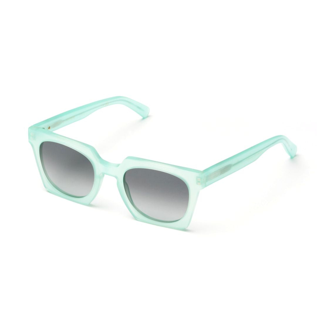 Maya-S Oversized Square Frame Gradient Gray Sunglasses