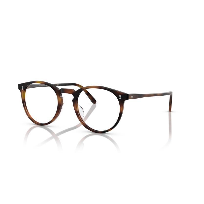 0ov5183 Round Tortoiseshell Sunglasses with Keyhole Bridge