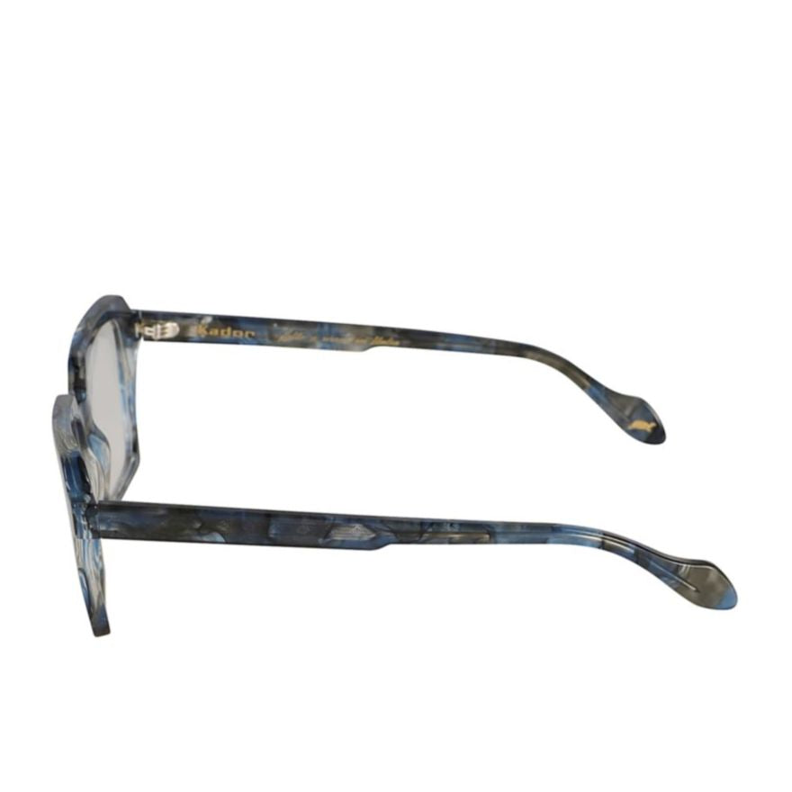 Kallima Light Geometric Square Frame Sunglasses with Marbled Design