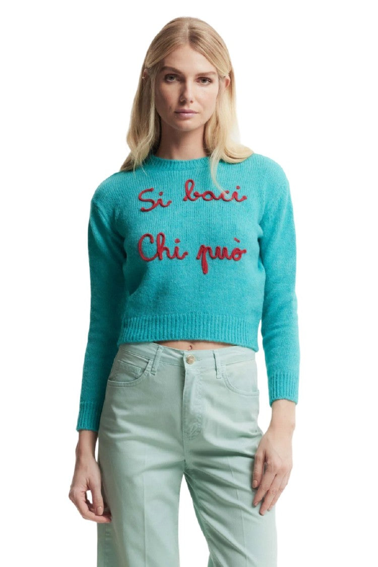 Wool And Viscose Blend Pullover