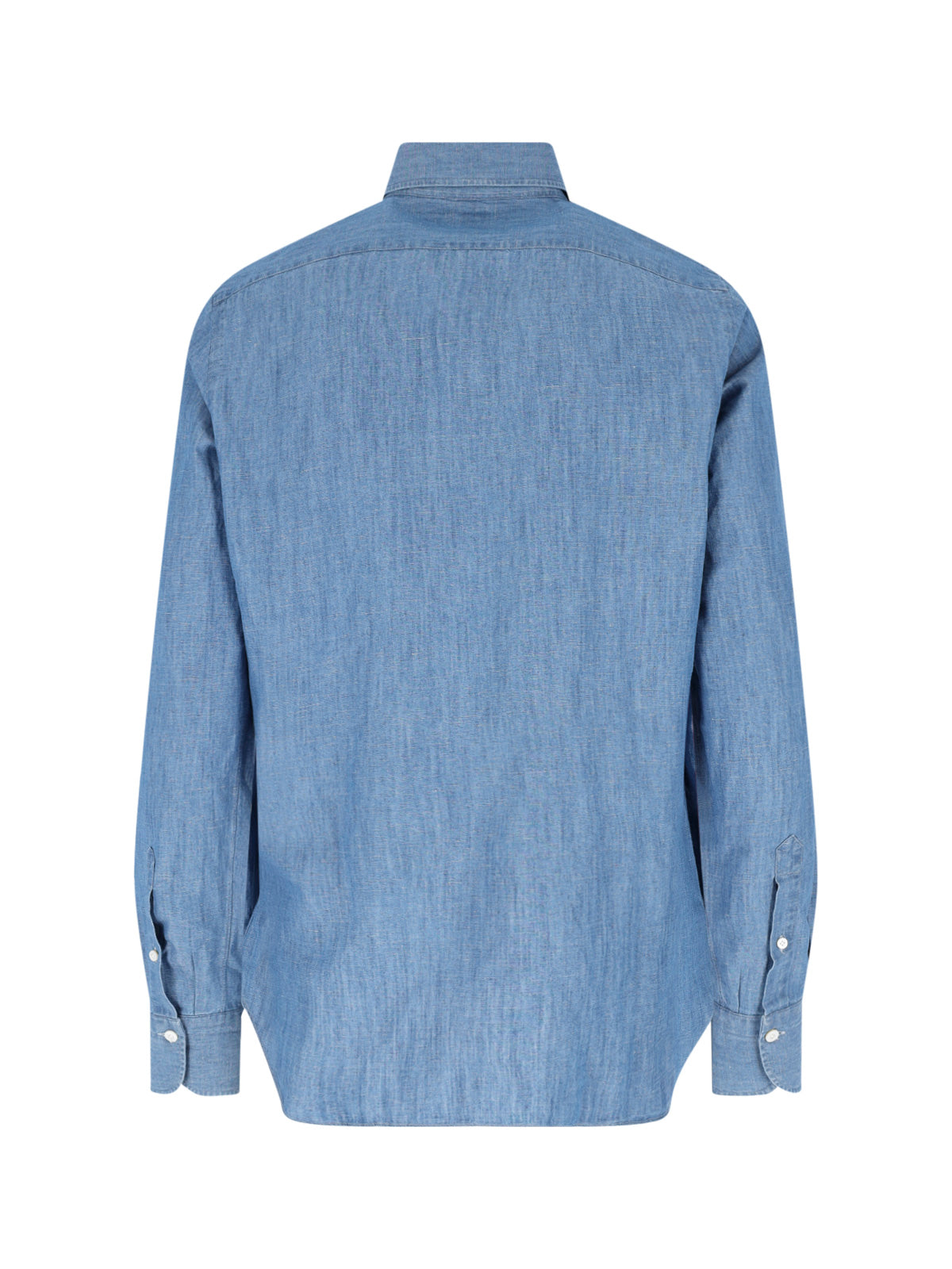 Light Blue Zurigo Cotton Linen Shirt