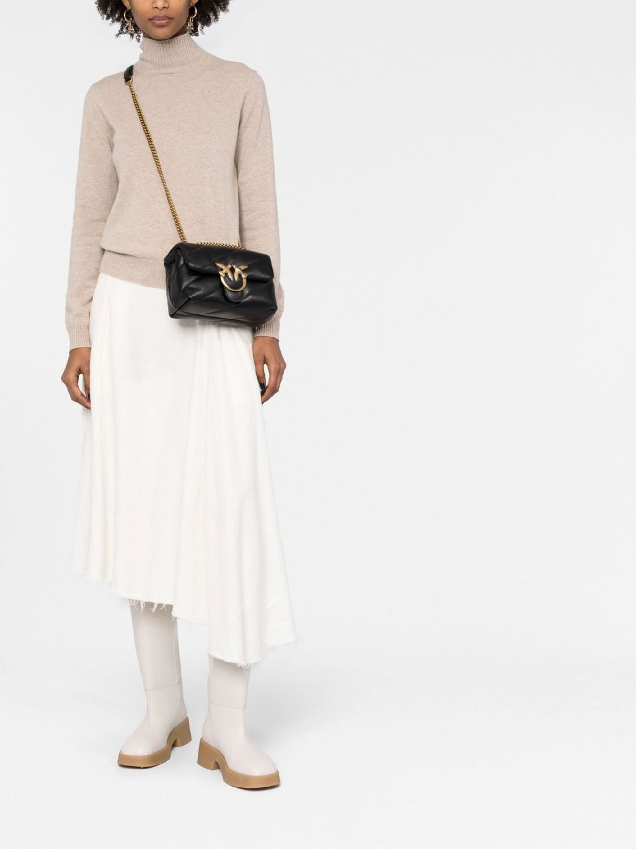 Love Puff Mini Quilted Leather Satchel