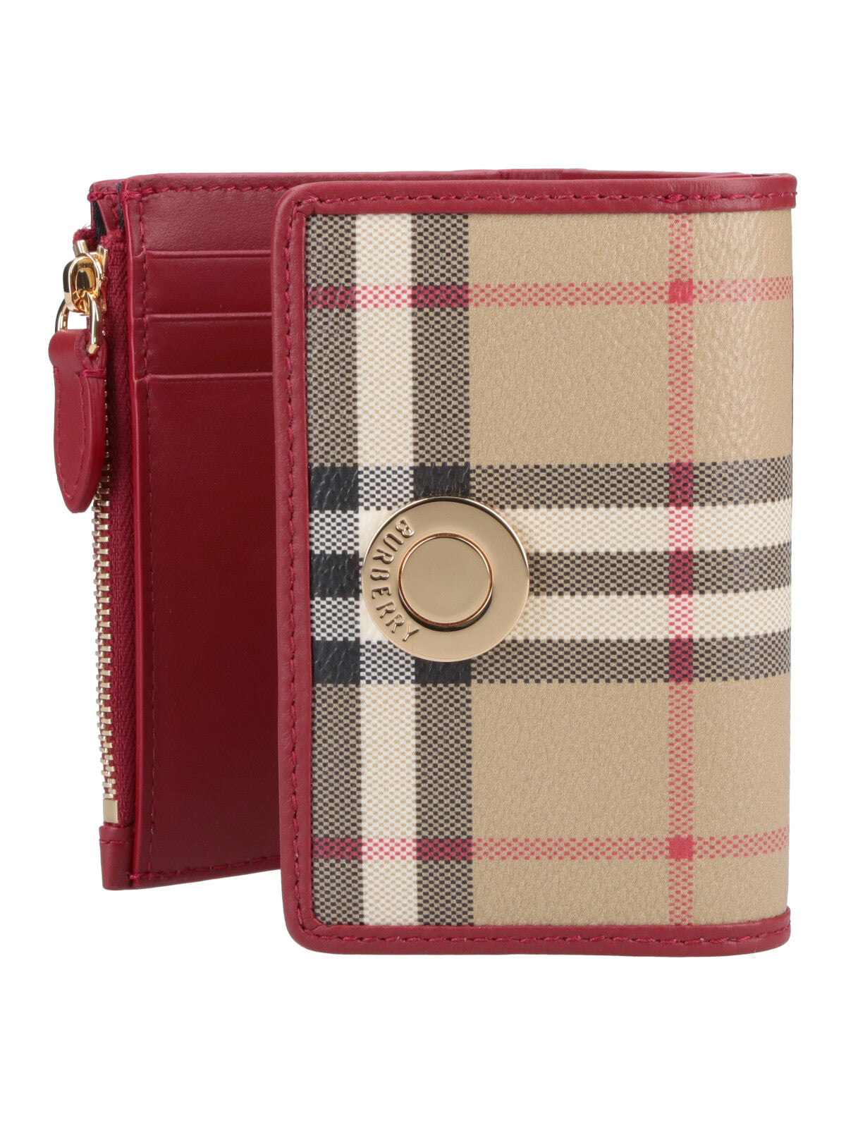 Multicolor Check Pattern Fabric Wallet