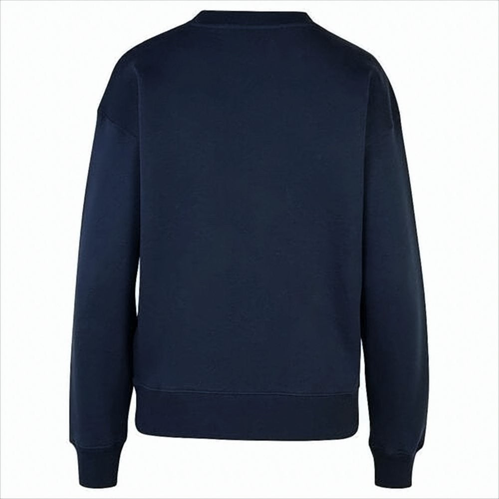 Long-Sleeve Cotton Top With Embroidered Fox Emblem