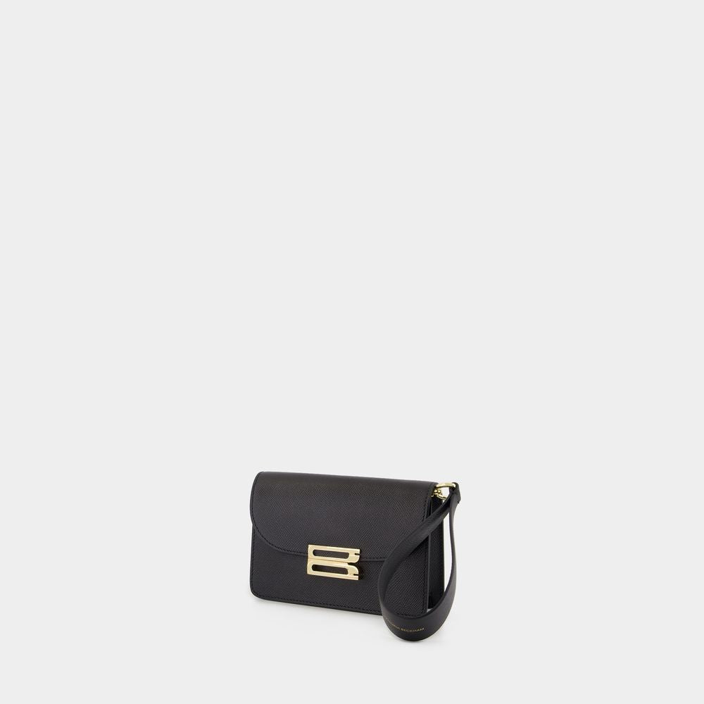 The Nano Dorian Purse - Leather - Black