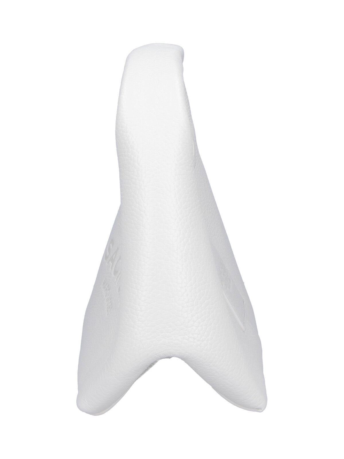 White The Sack Hammered Leather Handbag