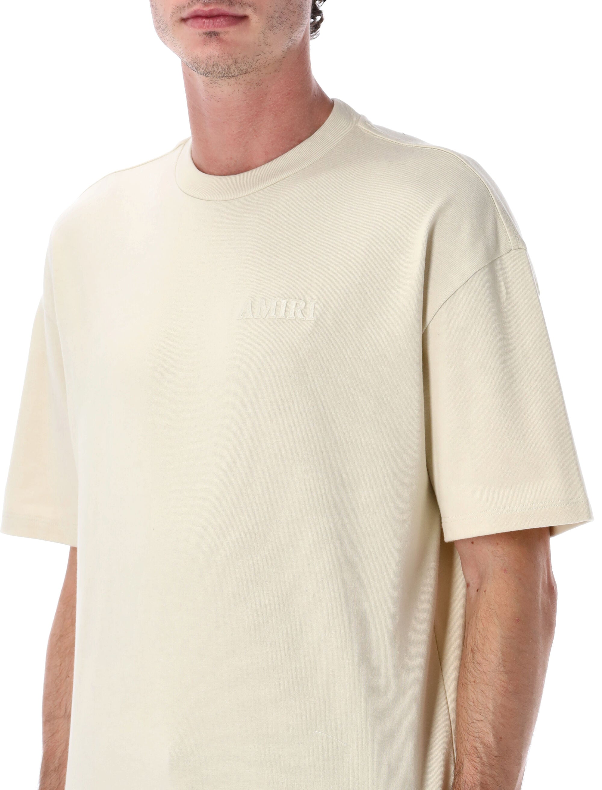 Oversized Cotton T-Shirt With Logo Embroidery