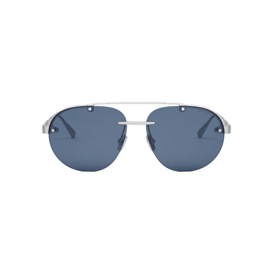 Bv40052u Rimless Titanium Sunglasses