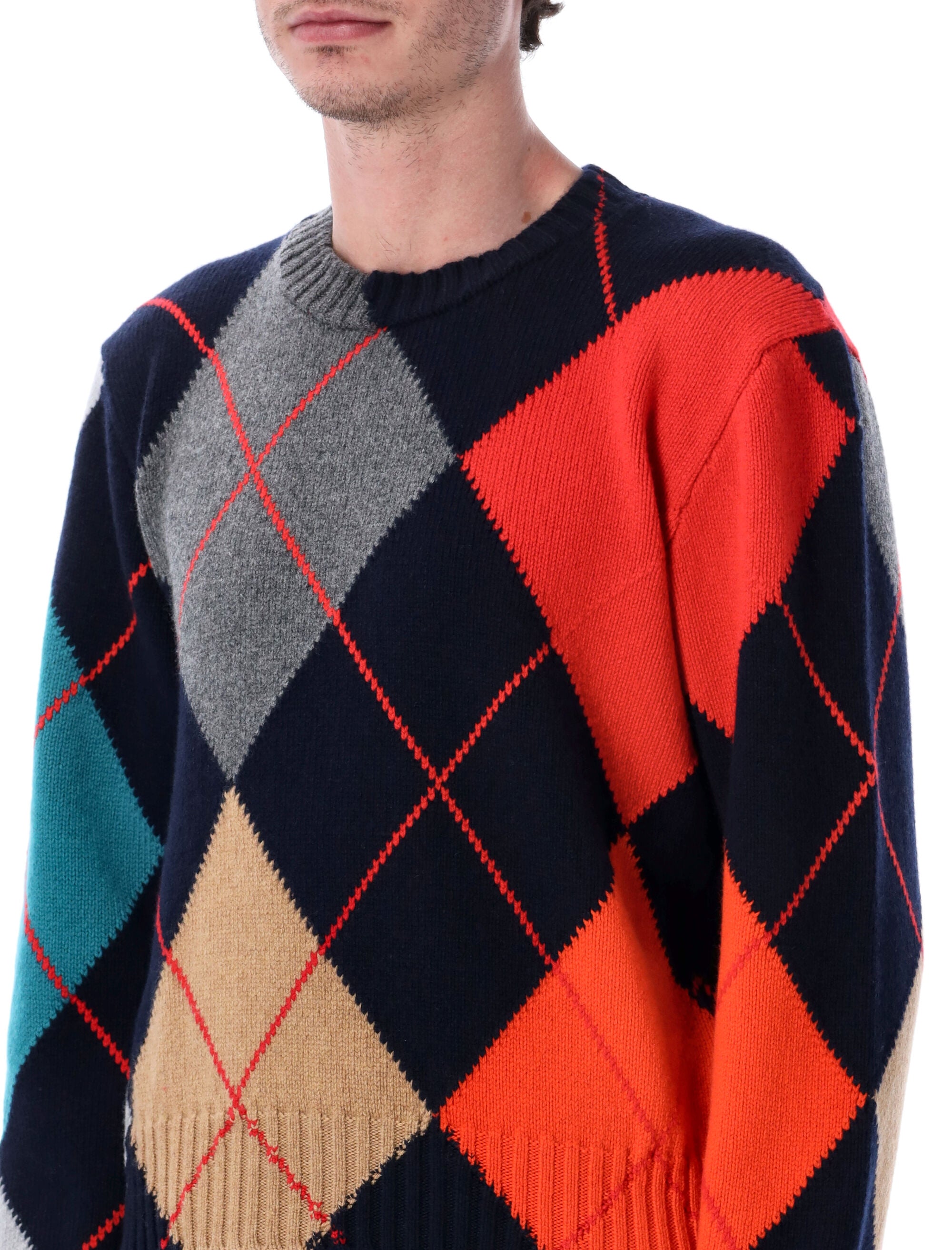 X Pringle Argyle Jumper