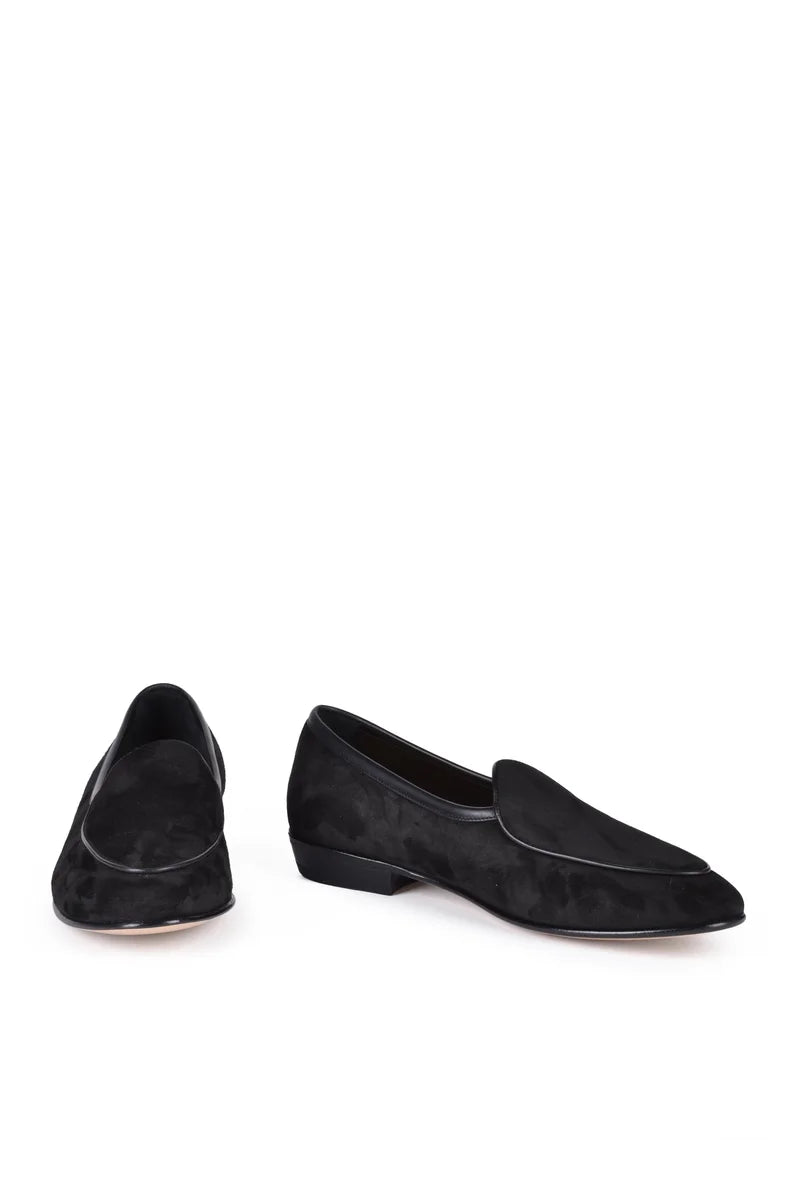 Velvet Loafer - Black
