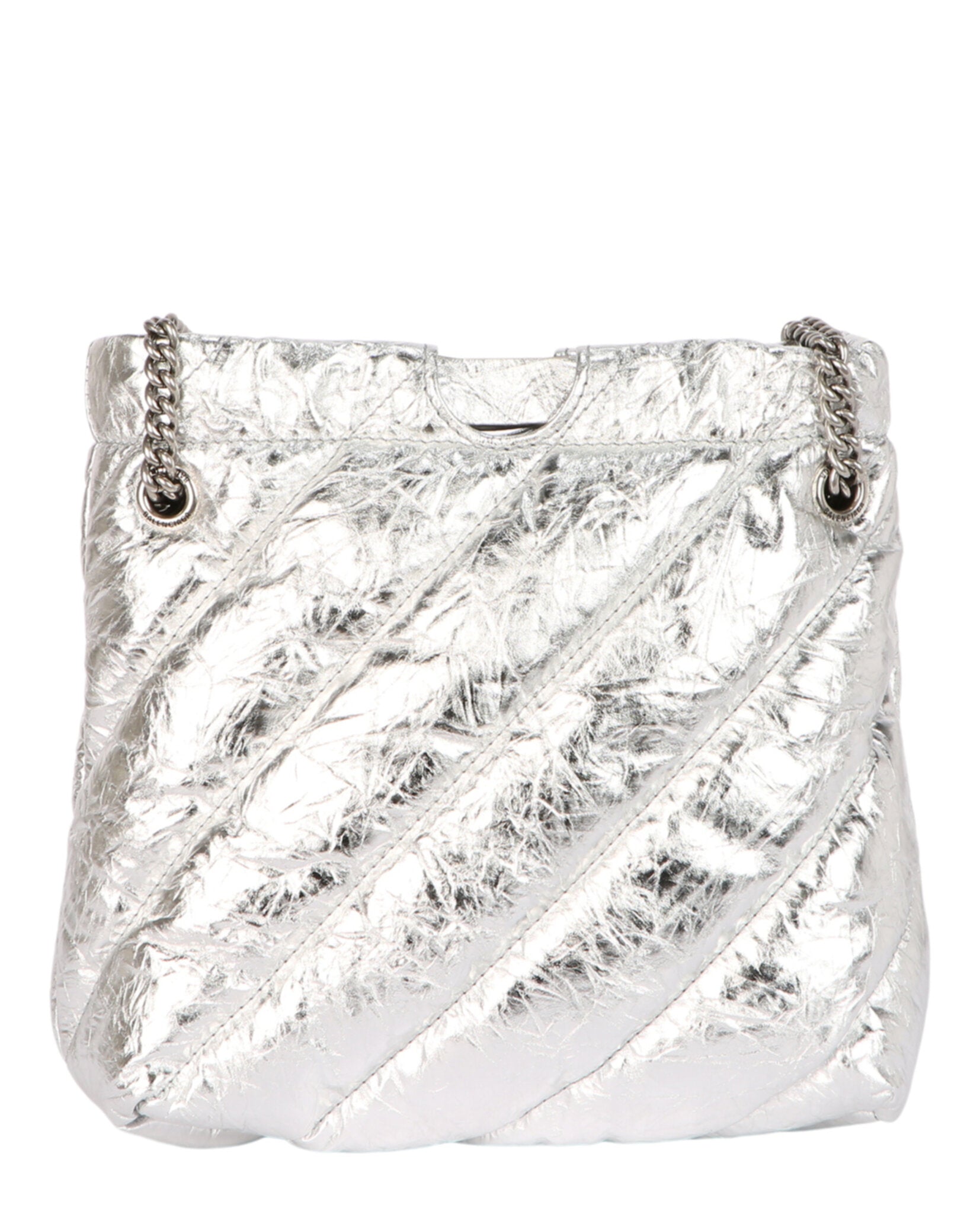 Xs Metallized Quilted Crush Tote Bag