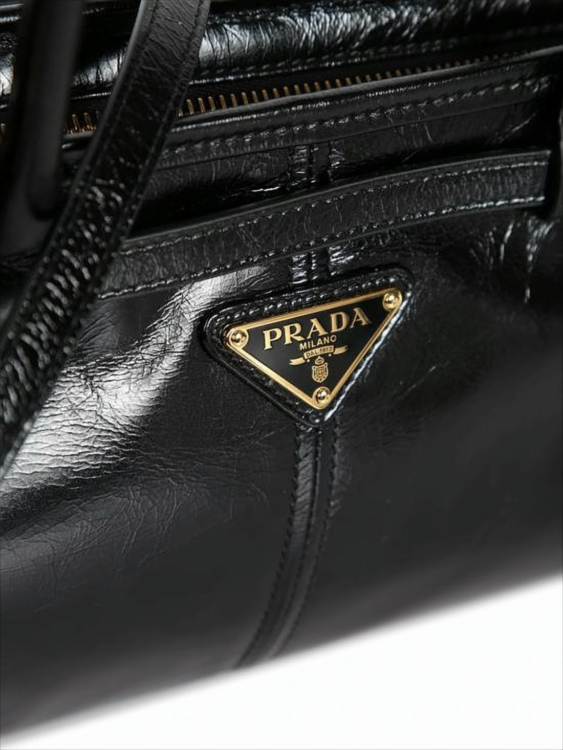 Black Leather Shoulder Bag