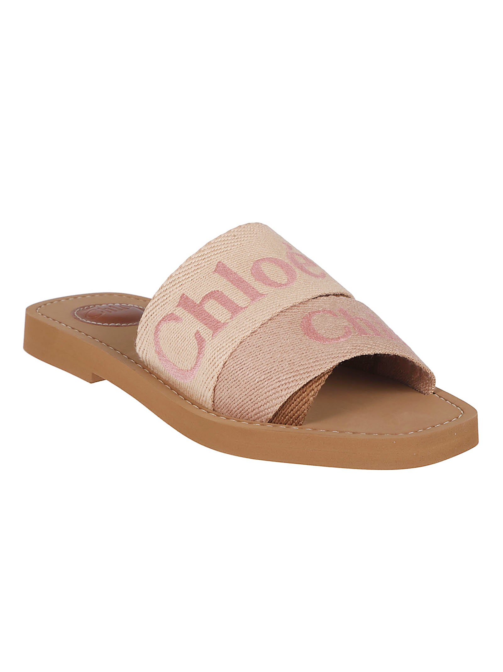 Flat Clogs with Eco-Friendly Linen Ribbons