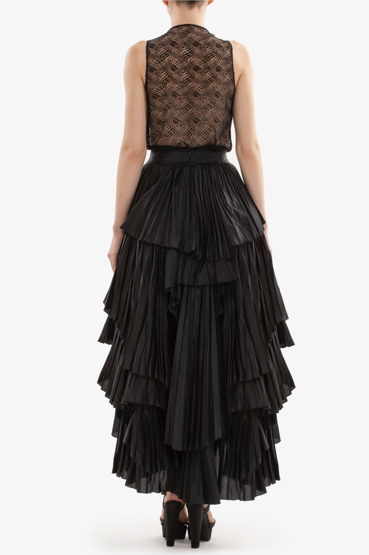 Draped Lace Top