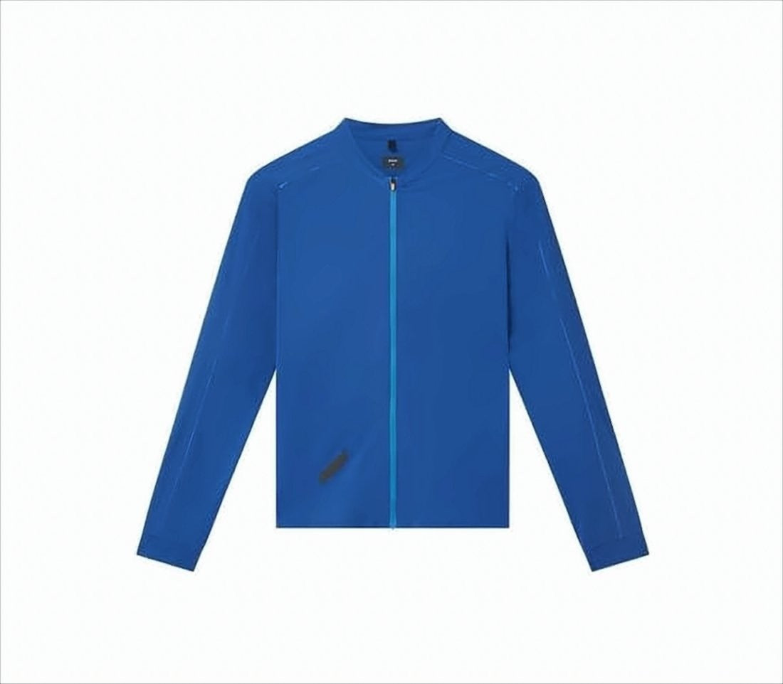 Long-Sleeved Training Top with Full Front Zipper