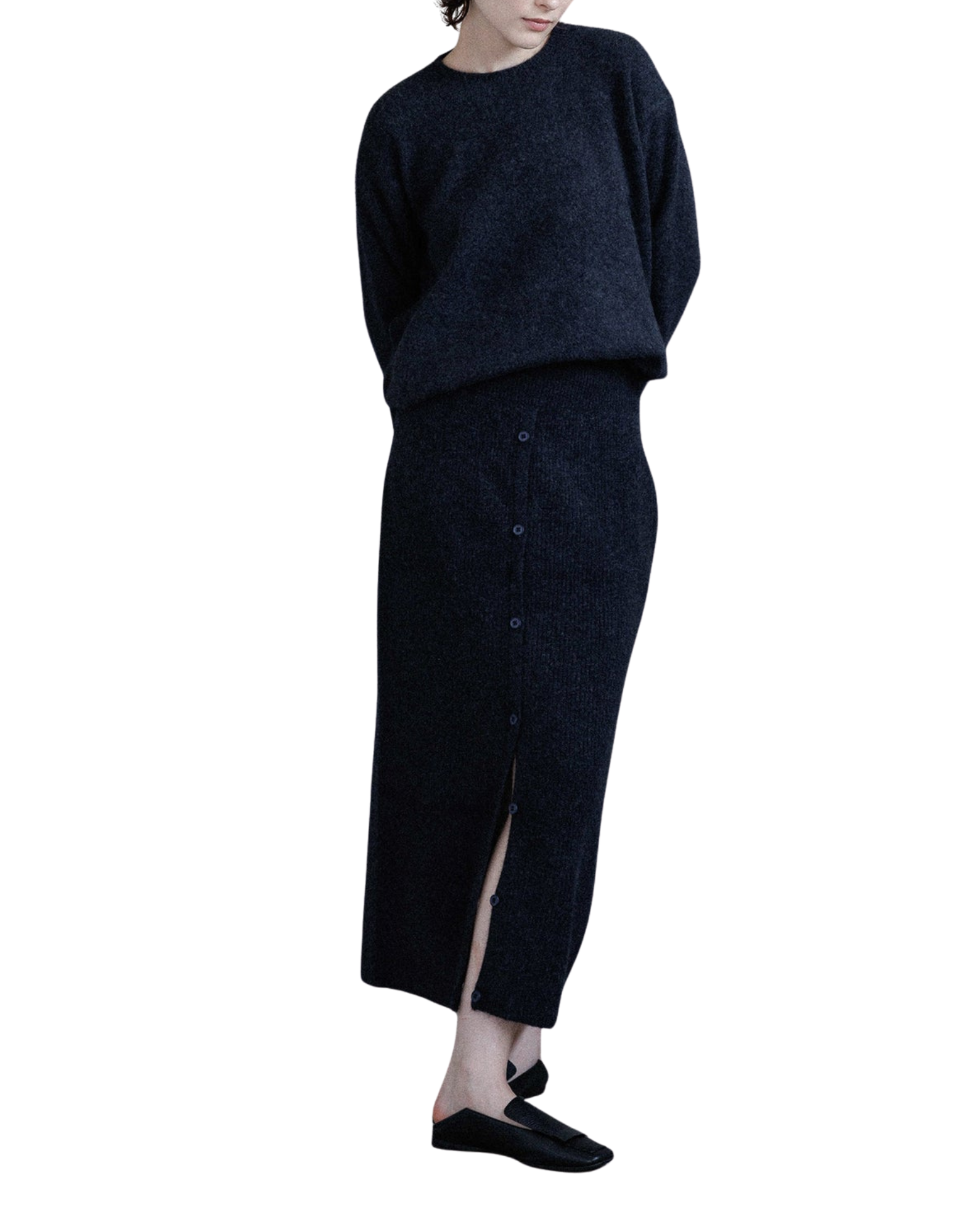 Lightweight Fuzzy Knit Pullover
