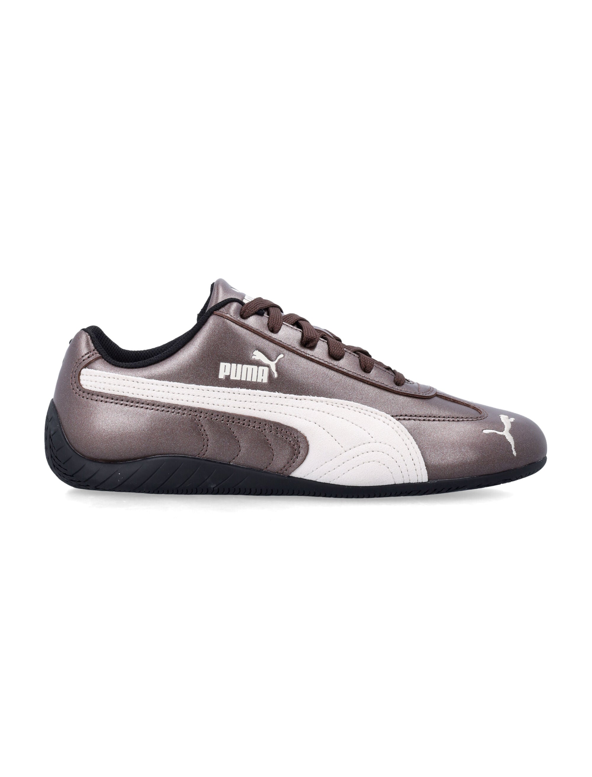 Speedcat Metallic Leather Sneakers
