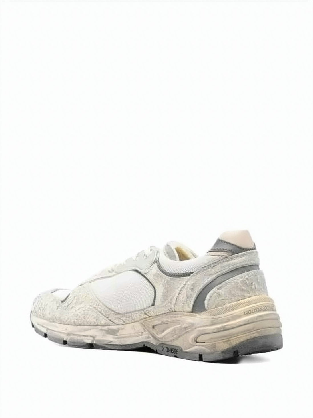 Distressed Low-Top Sneakers With Signature Star Detail