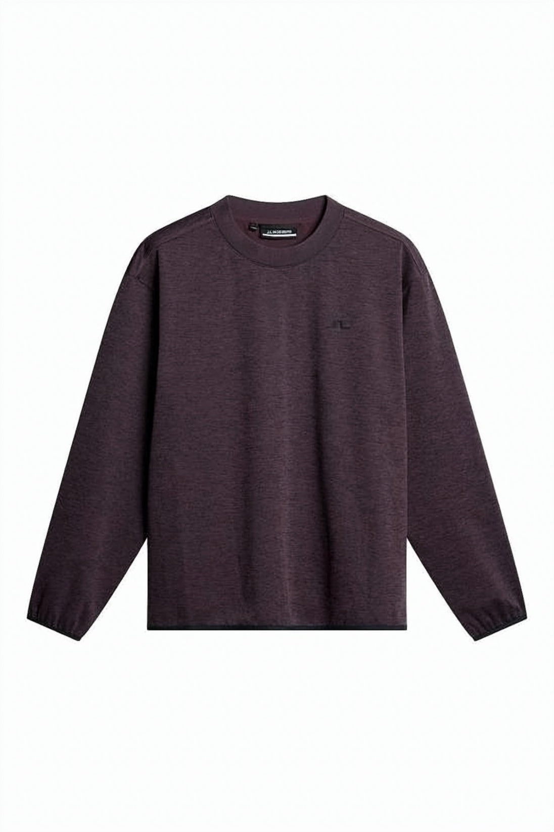 Long-Sleeve Burgundy T-Shirt with Relaxed Fit