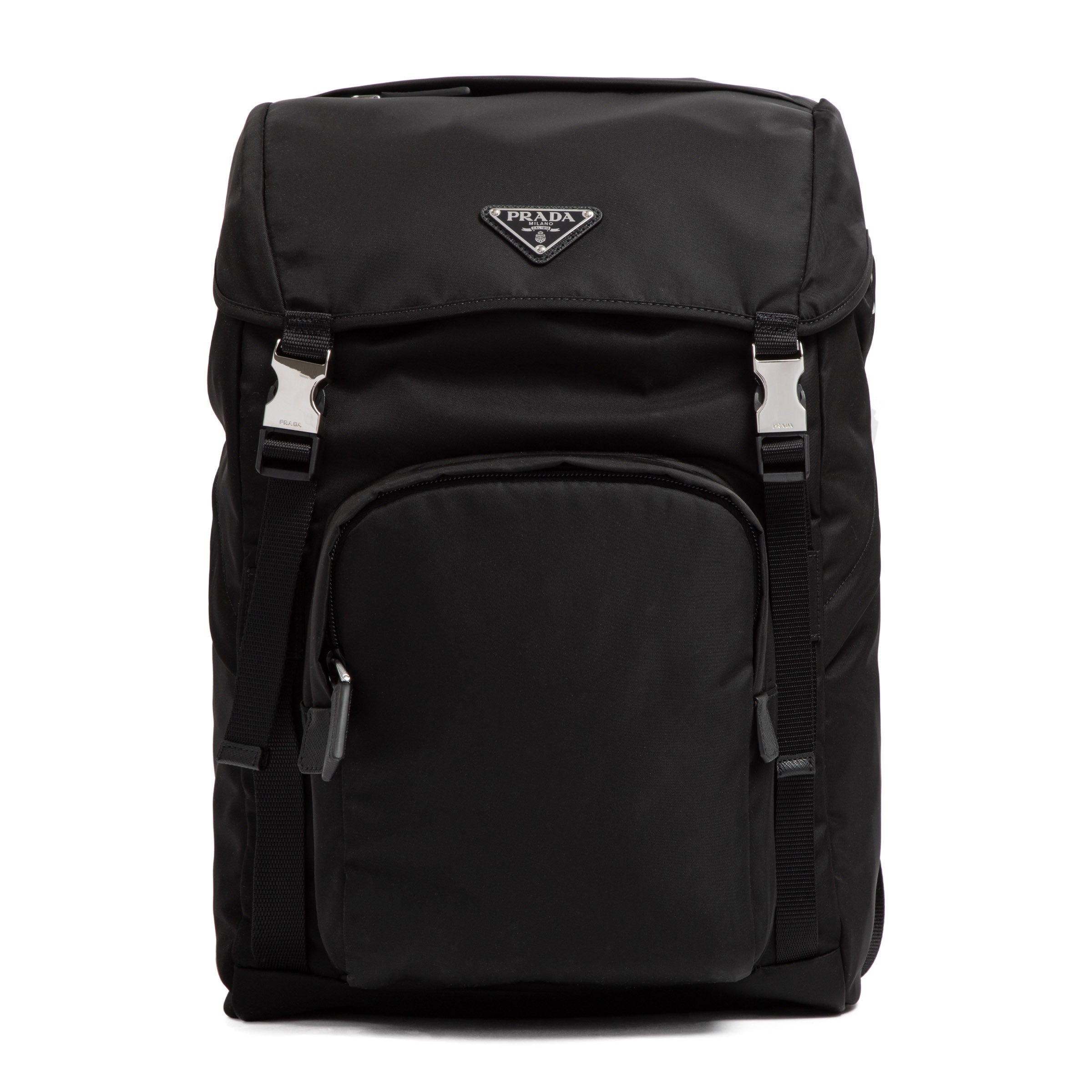 Black Nylon Backpack