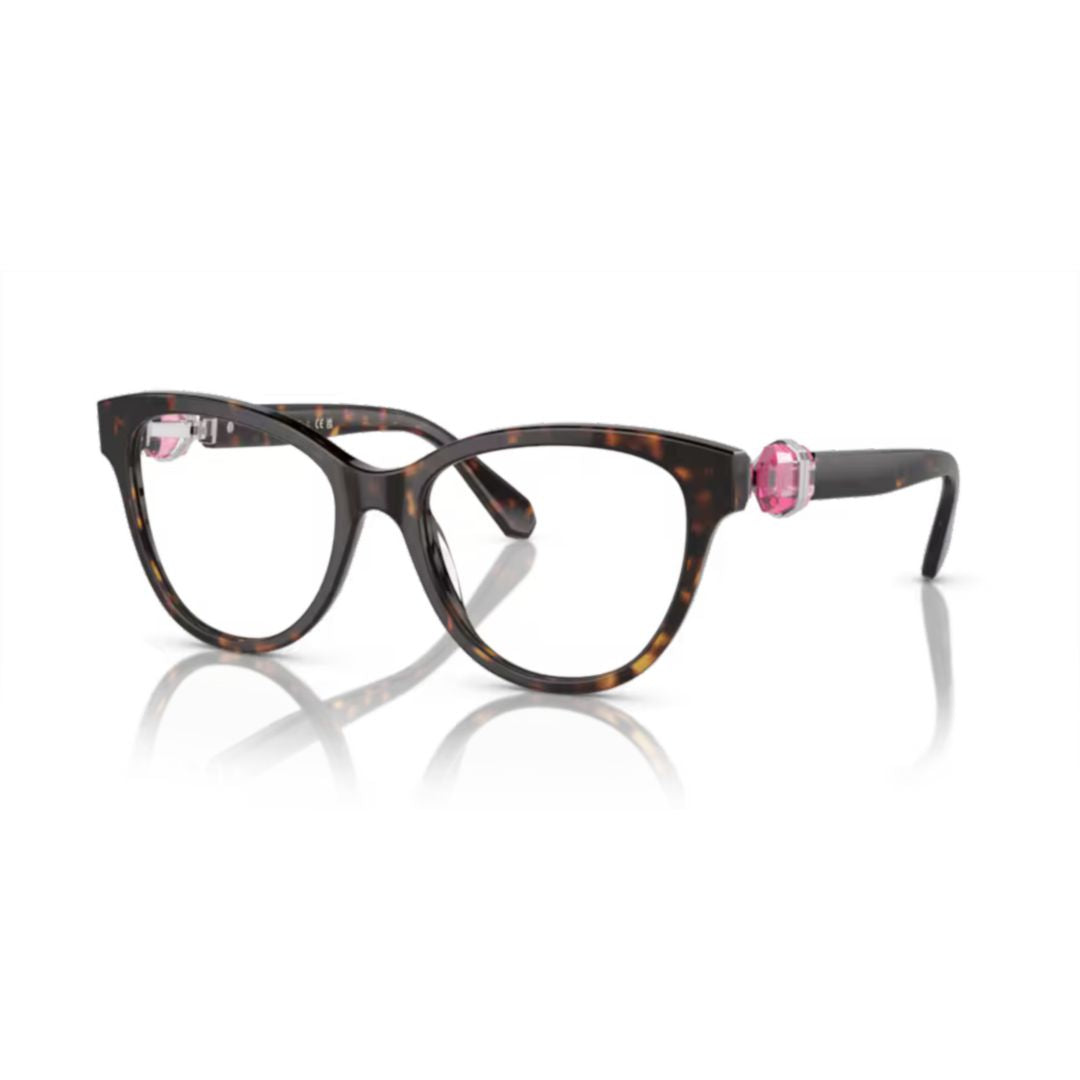 0sk2004 Cat-Eye Eyeglasses in Tortoiseshell Acetate