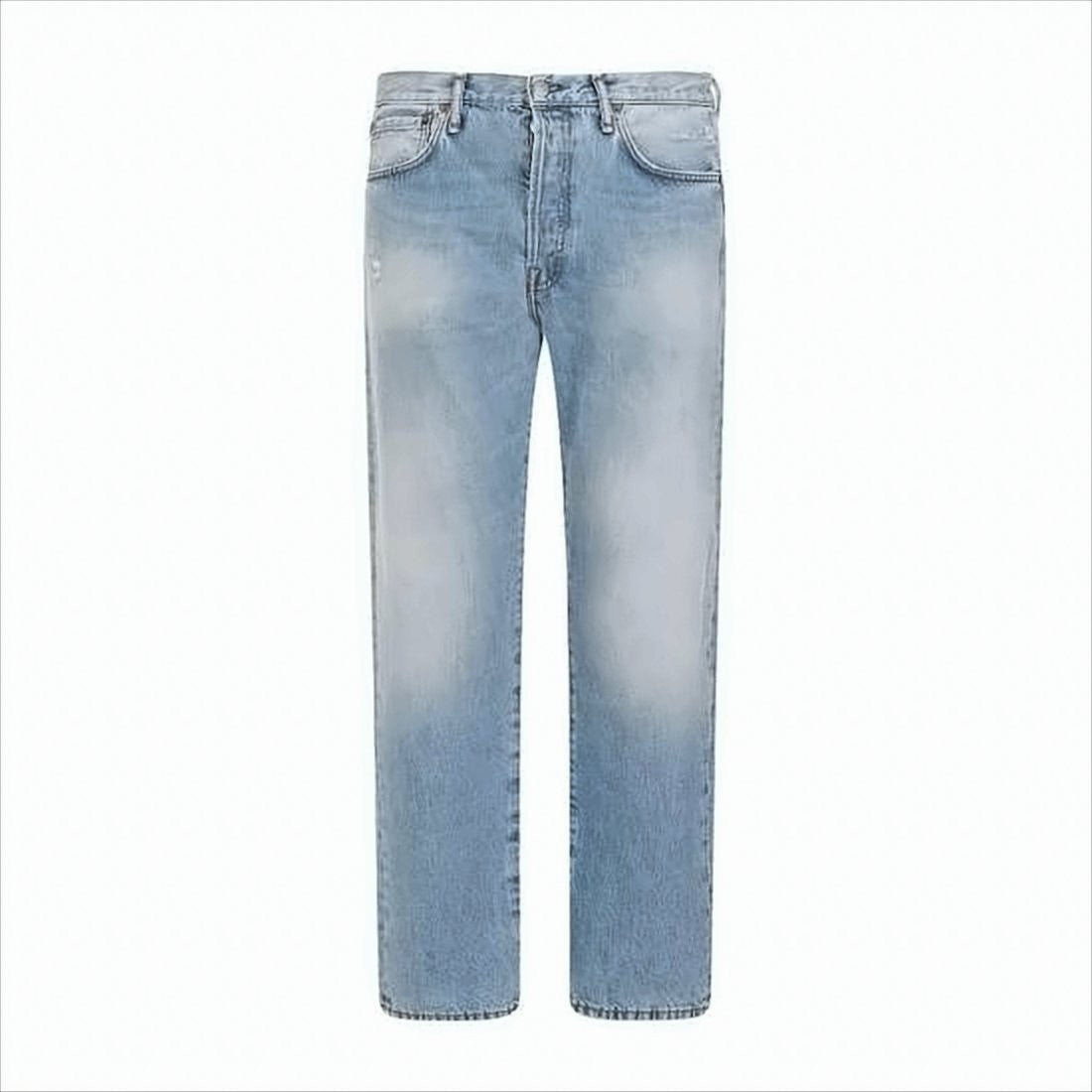 Straight-Leg Denim Trousers With Classic Five-Pocket Design