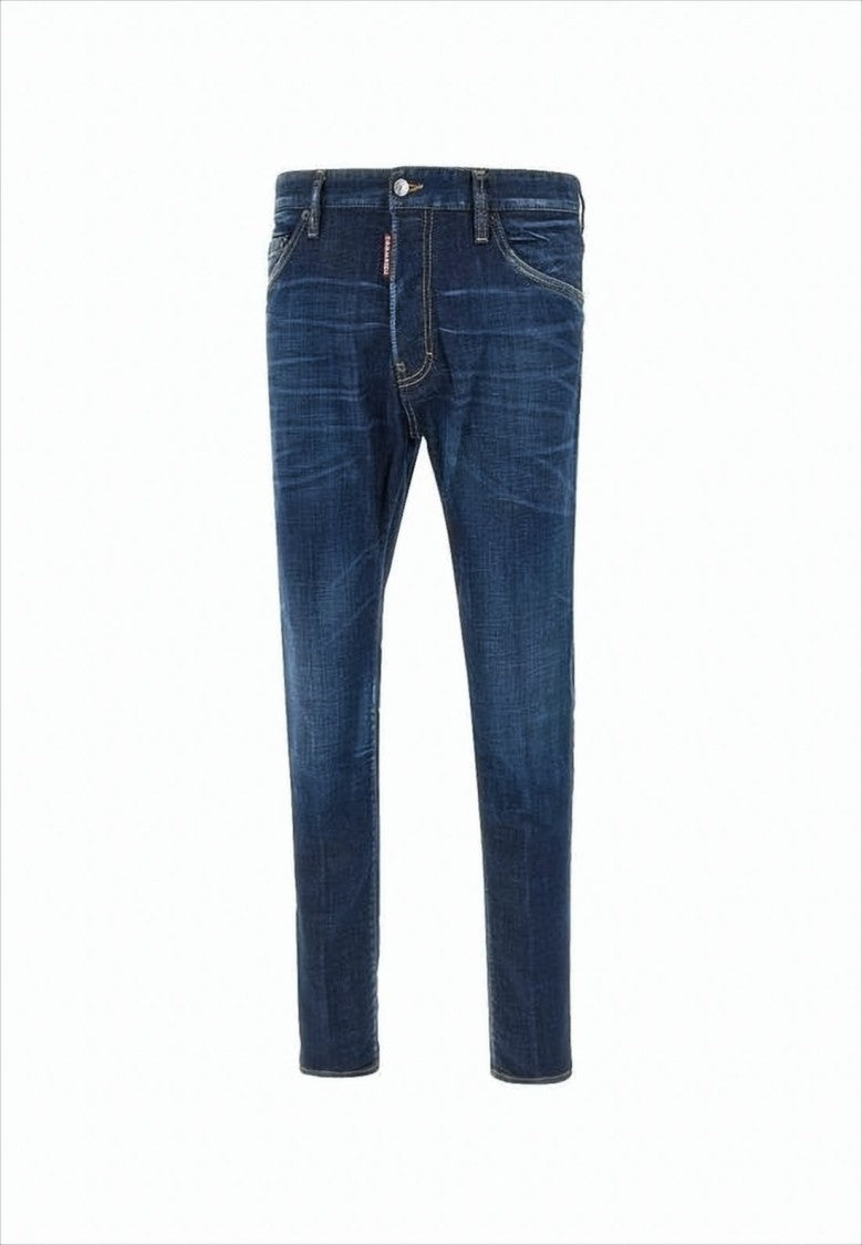Slim-Fit Denim Pants