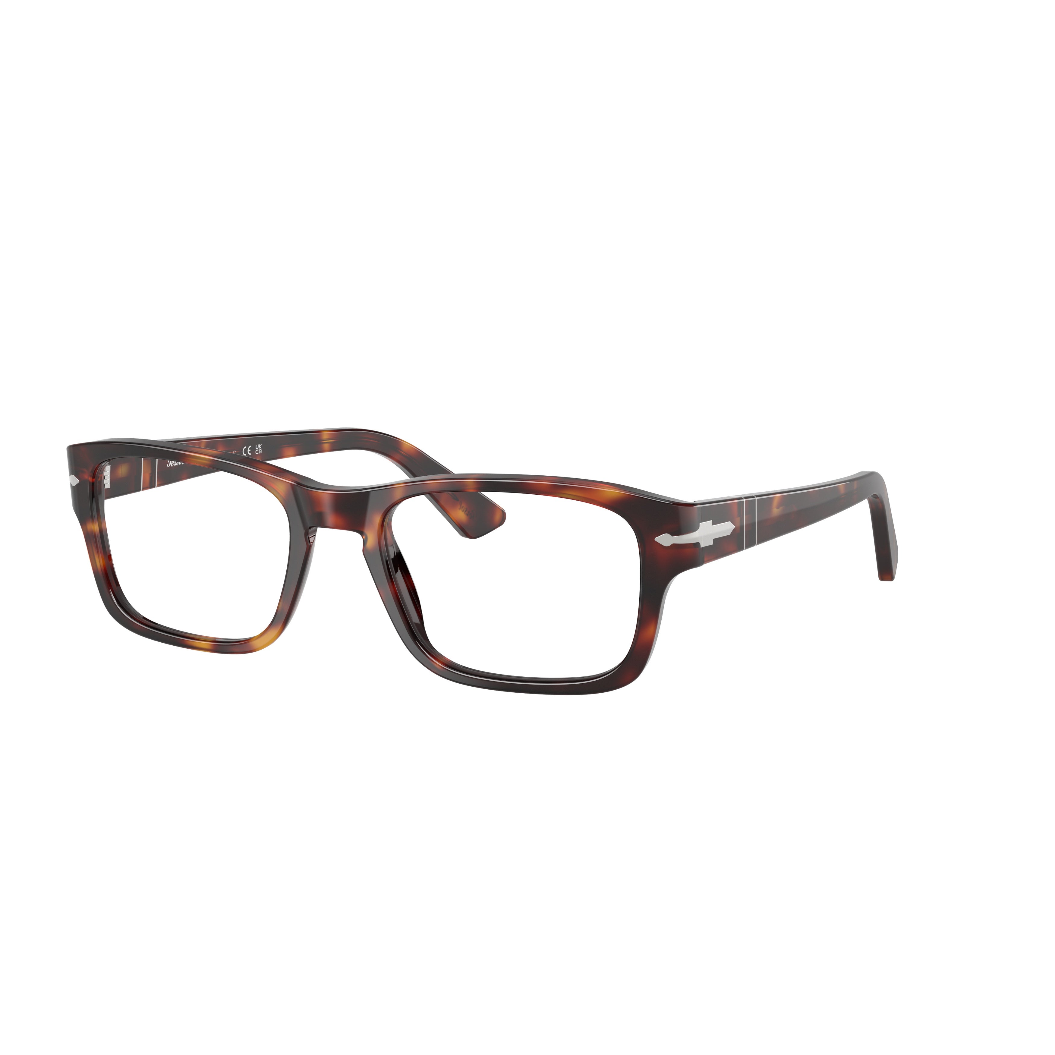 0po3364v Rectangular Acetate Eyeglasses with Tortoiseshell Pattern