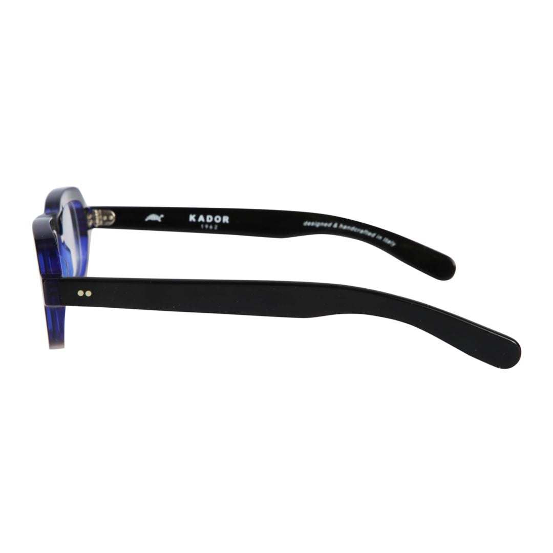 Roky Bold Rectangular Frame Eyeglasses with Metallic Dot Details