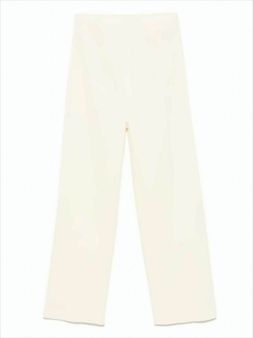 Wide-Leg Pleated Jogger Pants
