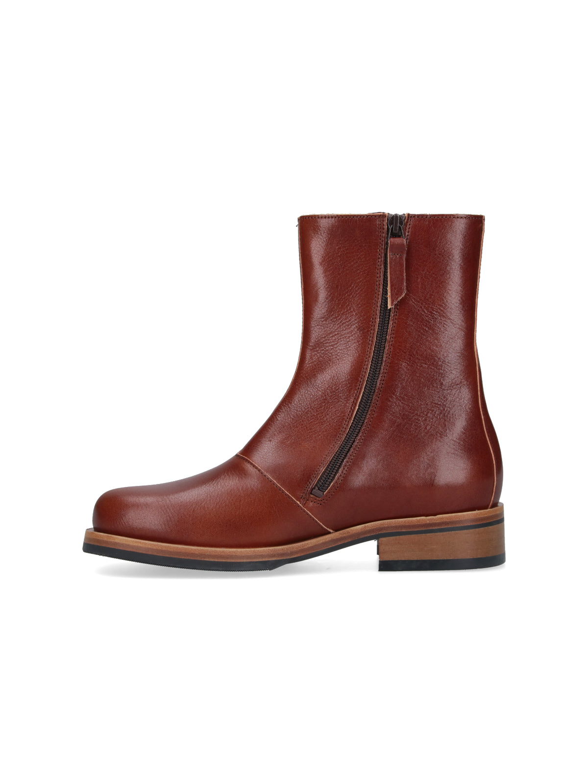 "Camion" Ankle Boots – Brown