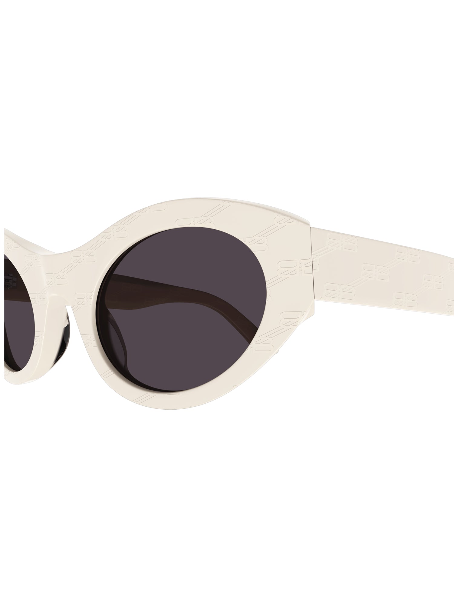 Cat-Eye Sunglasses with Embossed Acetate Frames