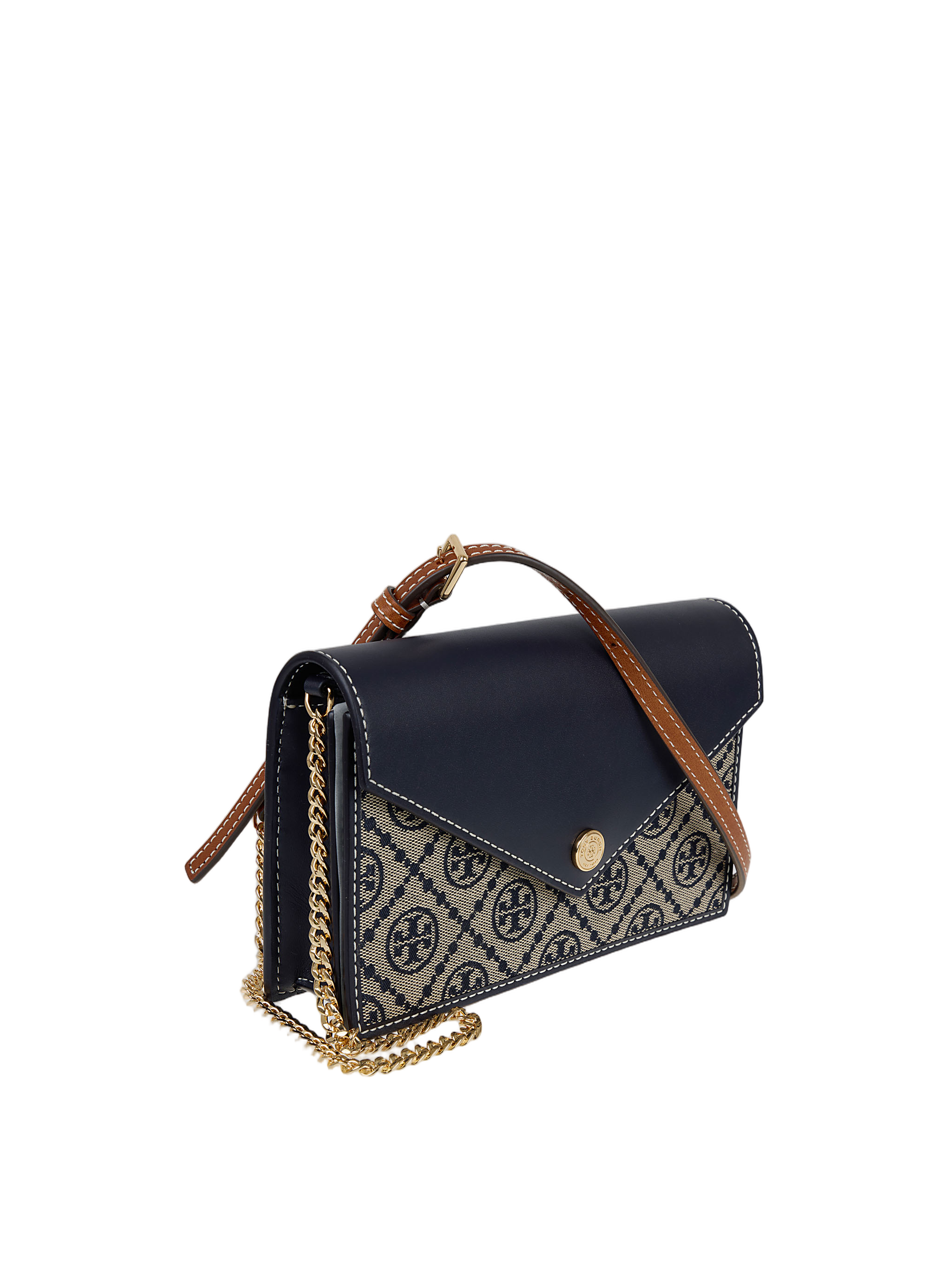 T Monogram Enevelope Chain Wallet