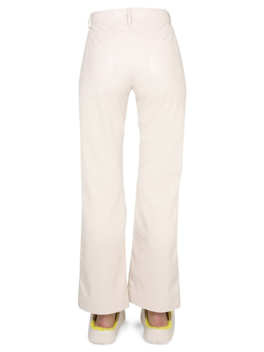 Straight-Leg High Waist Pants