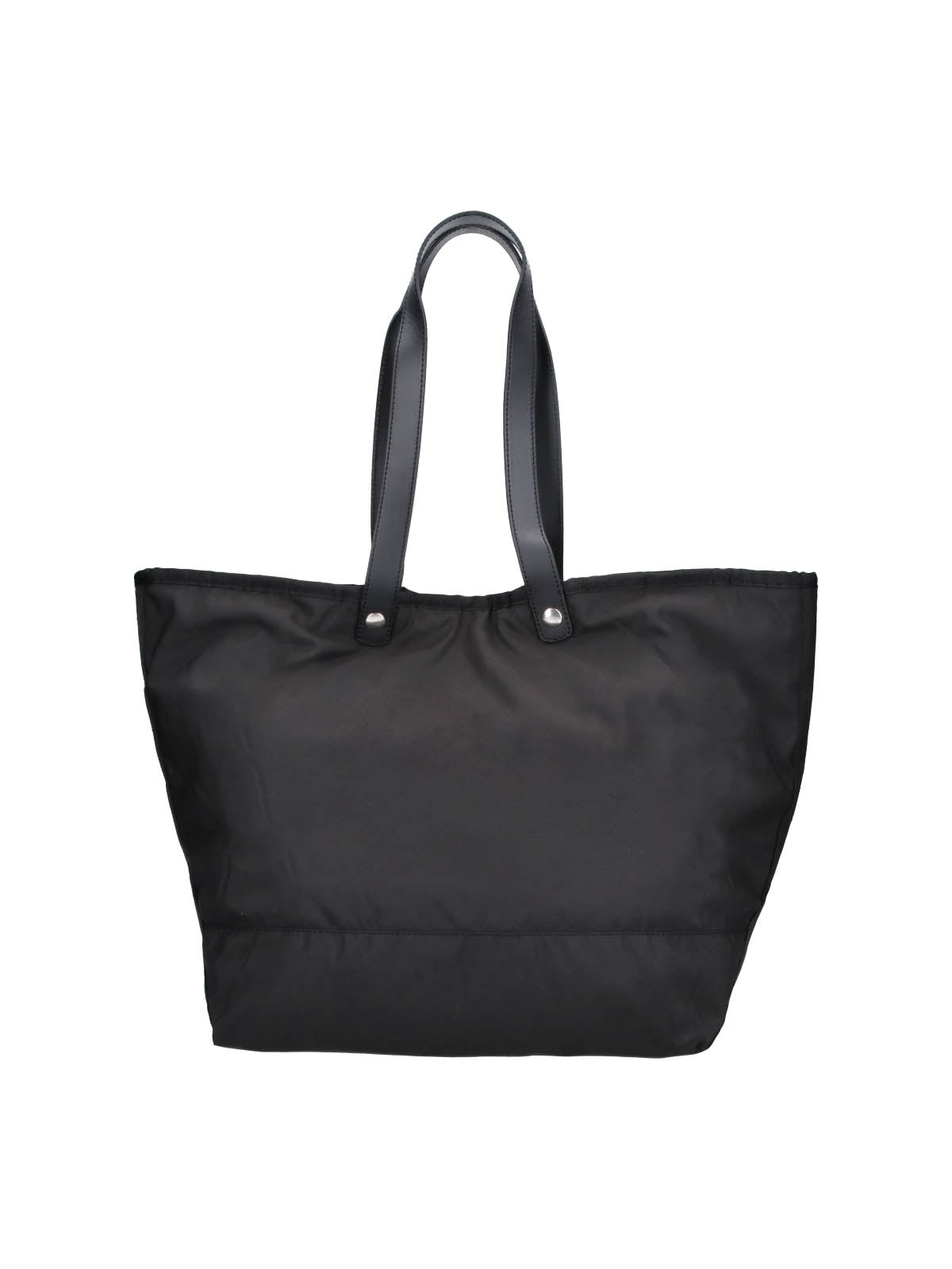 Black Structured Minimalist Shoulder Bag