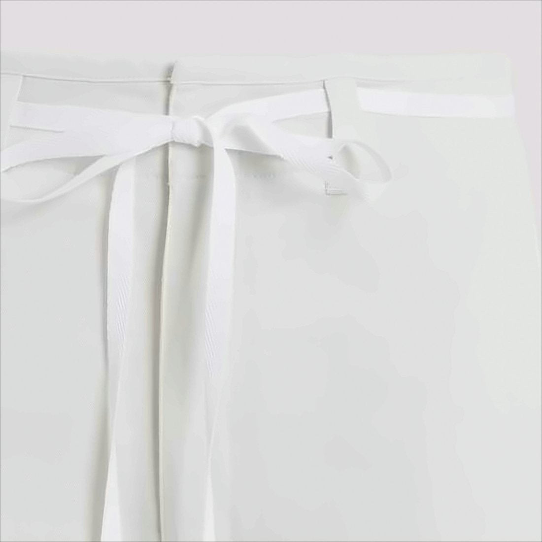 Relaxed Fit Straight Pants With Drawstring Waist And Flared Cuffs