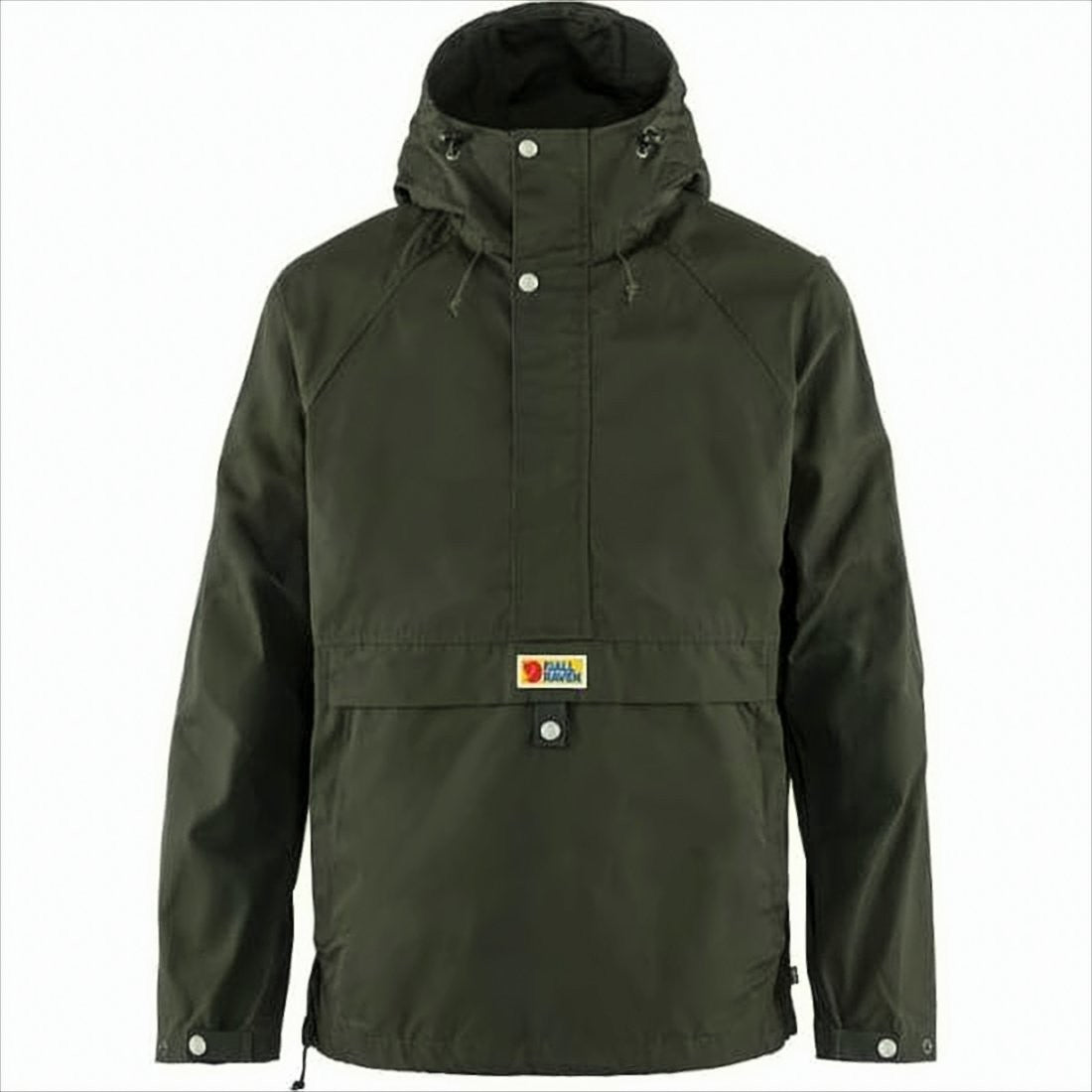 Functional Deep Green Casual Jacket With High Collar