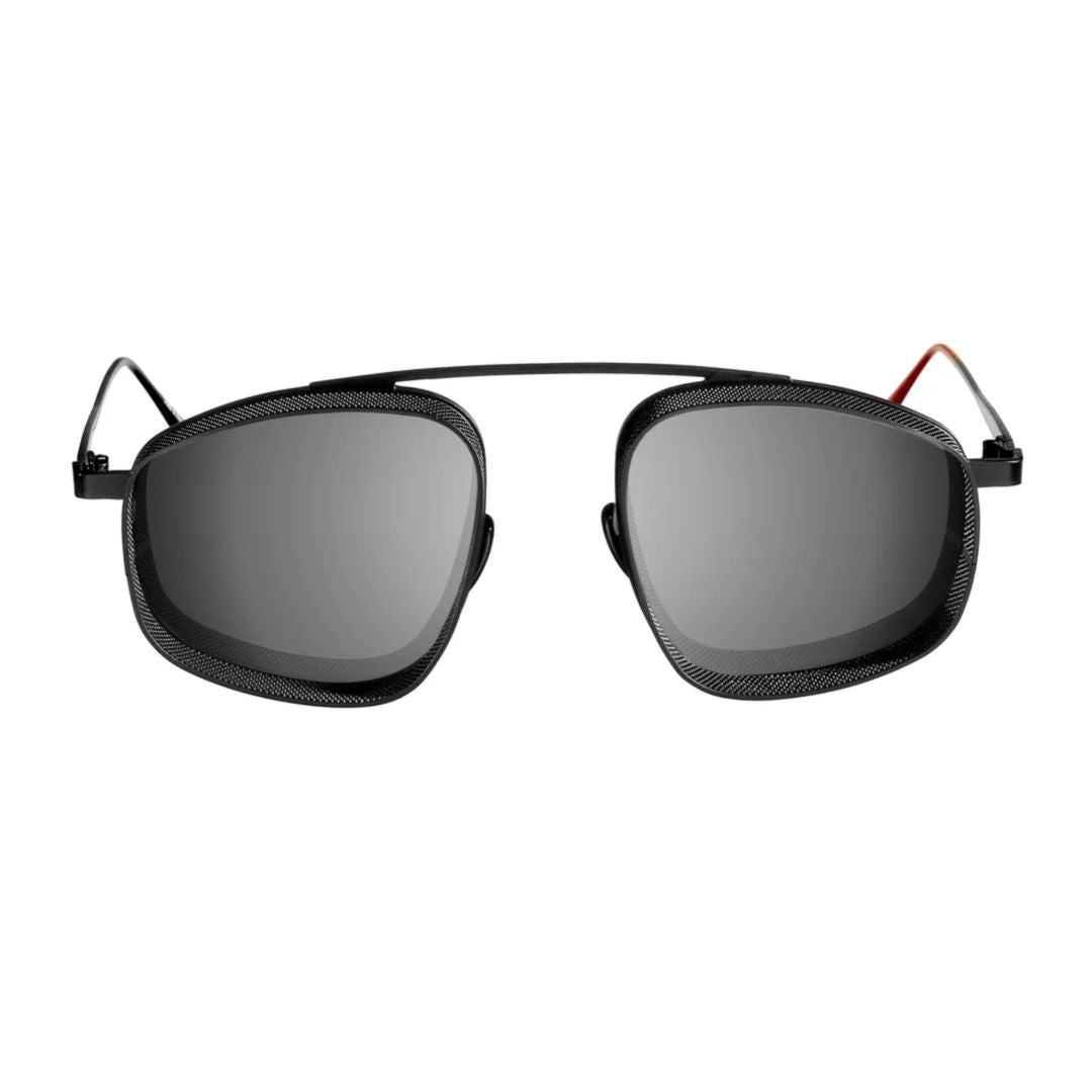 M-1 Square-Frame Sunglasses with Textured Black Finish