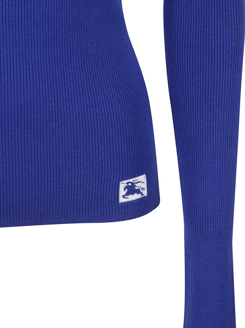 Fitted High Neck Sweater