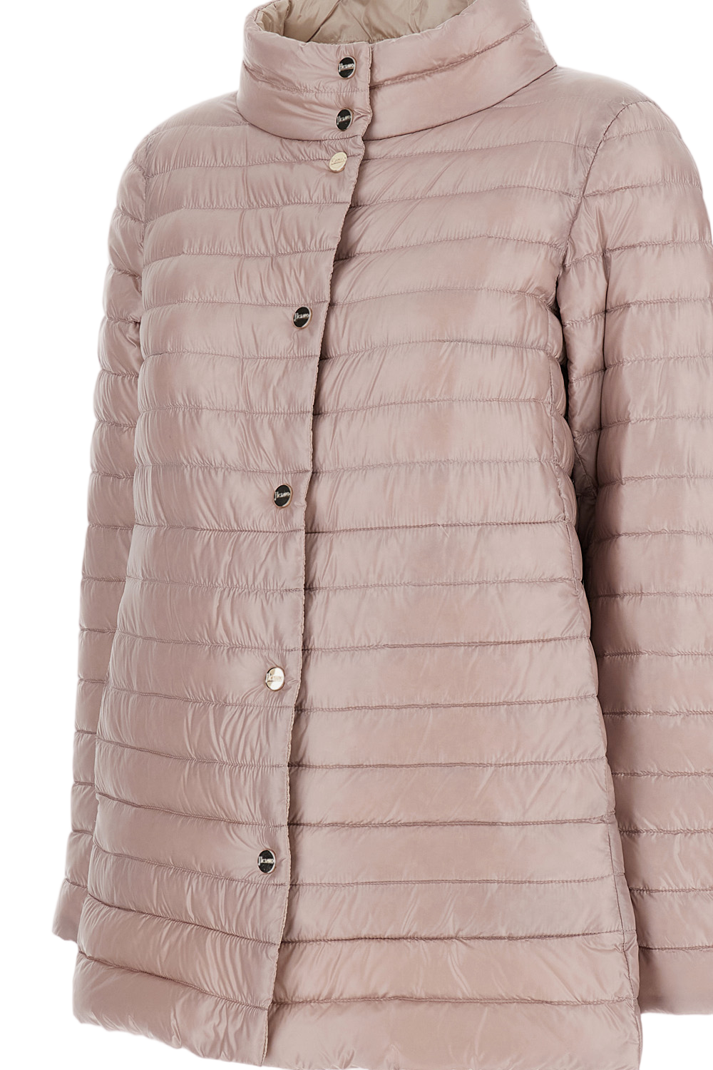 Reversible A-Shape Jacket with High Collar