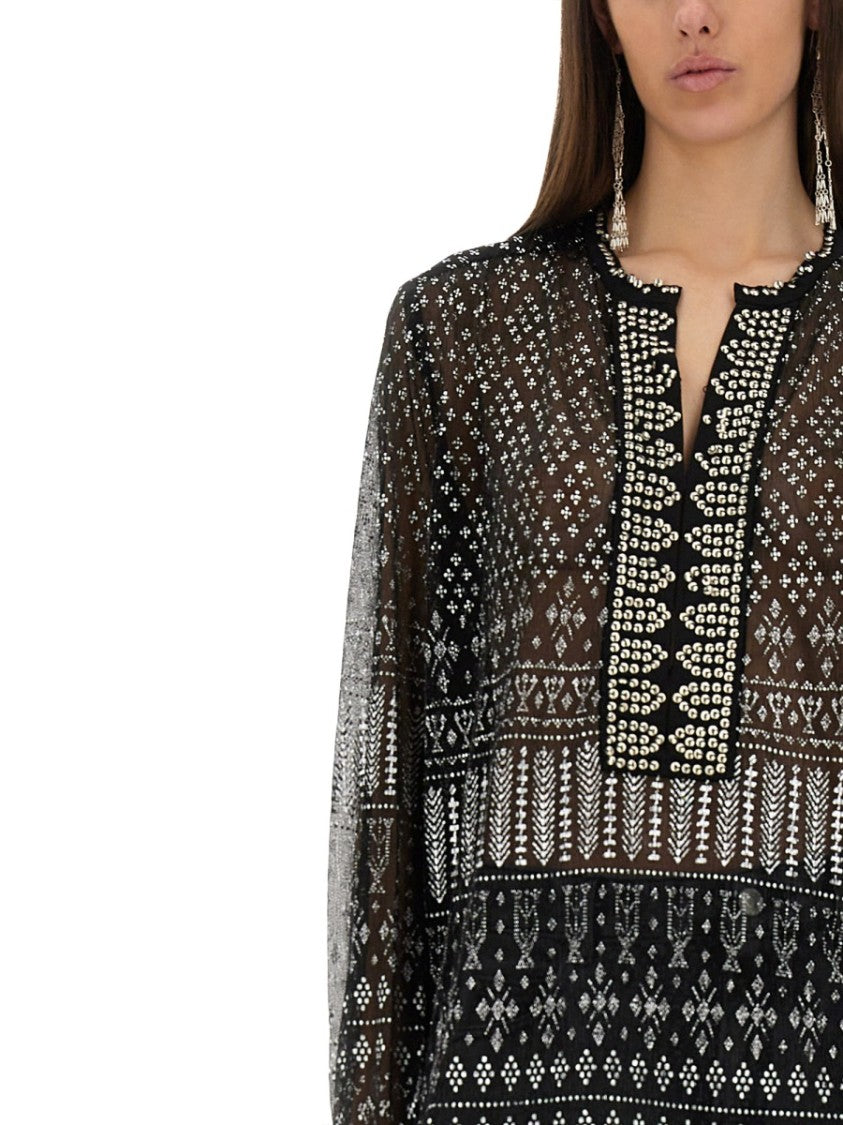 Sheer Black "Nickie" Top
