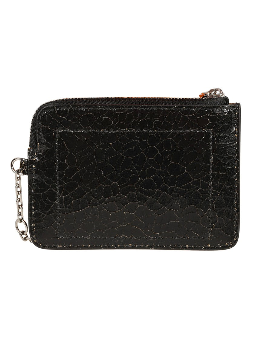 Cracked Leather Finish Wallet