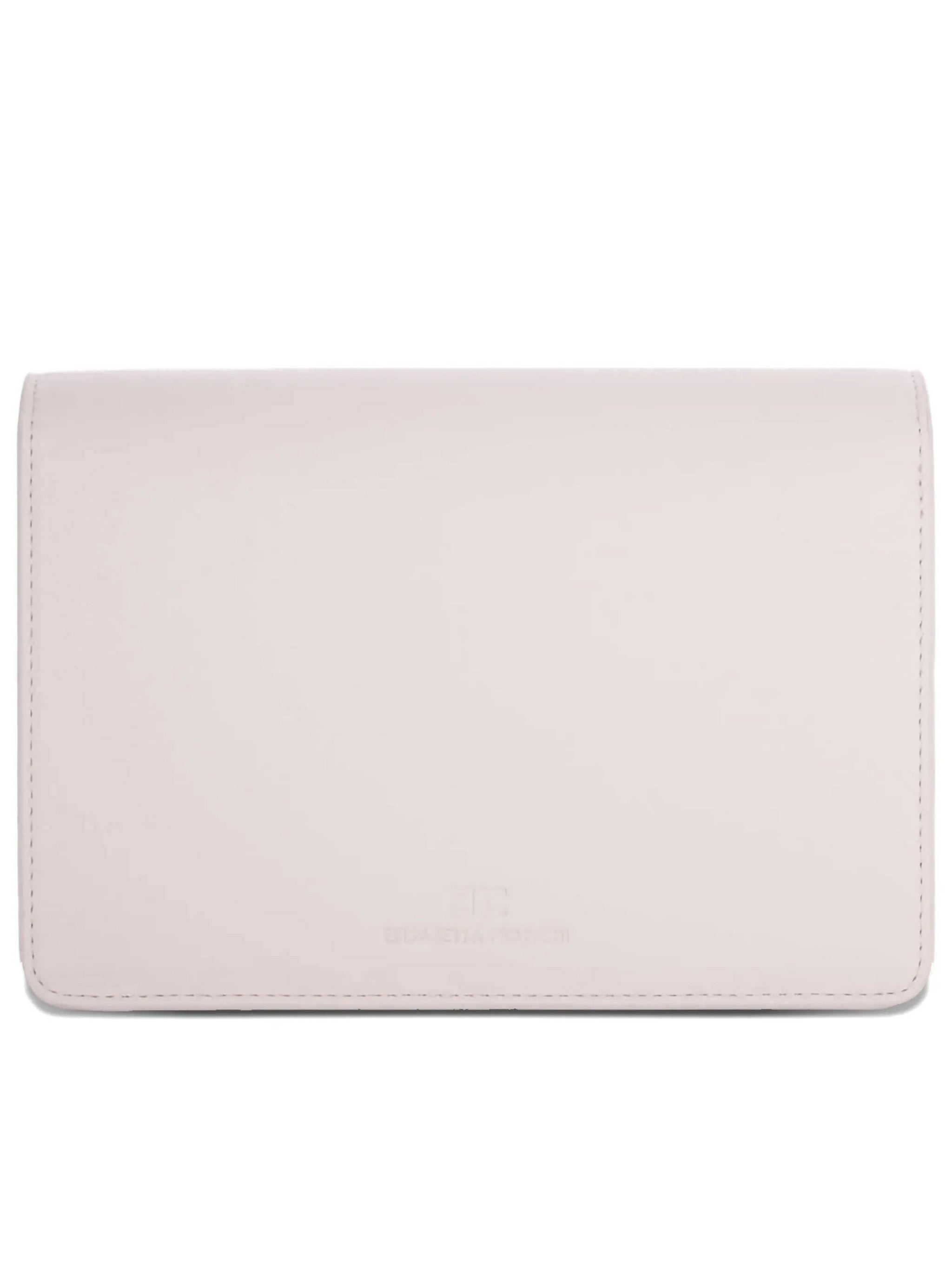 Rectangular Pink Smooth Geometric Clasp Clutch