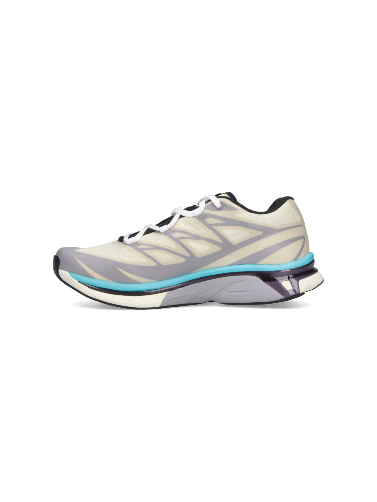 Green Geometric Pattern Translucent Sneakers