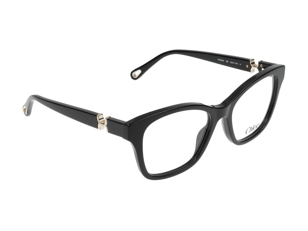 Eyeglasses Chloé CH0334O 006 black black transpare 52/17/140