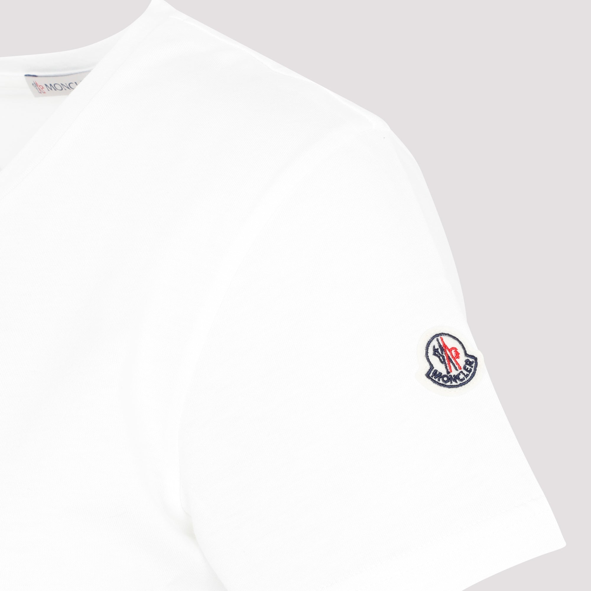 Classic Crew Neck White Cotton T-Shirt